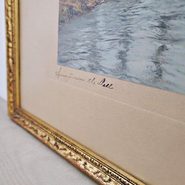 Vintage Wallace Nutting "Springtime in the Dell" Framed Landscape Print For Sale - Image 4 of 12