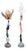 Art Nouveau Style Crystal Floral Floor Lamps, Set of 2 For Sale