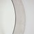 Large Oval Steel Wall Mirror, 1970 For Sale - Image 3 of 9