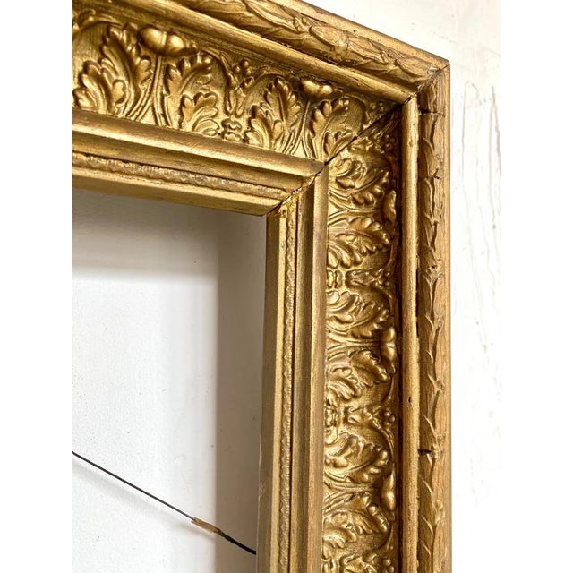 Large Bohemian Golden Frame, France For Sale - Image 4 of 7