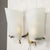 1960s Italian Mid-Century Double Shaded Textured Glass & Brass Wall Sconces - a Pair For Sale - Image 15 of 17
