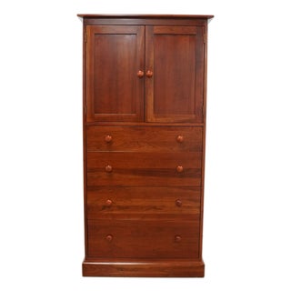Vintage Ethan Allen American Impressions Cherry Cabinet For Sale