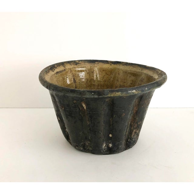 English Antique Rustic English Pudding Mold For Sale - Image 3 of 7
