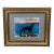 Barbara Grandis Signed Panther Landscape Watercolor & Gouache on Paper For Sale