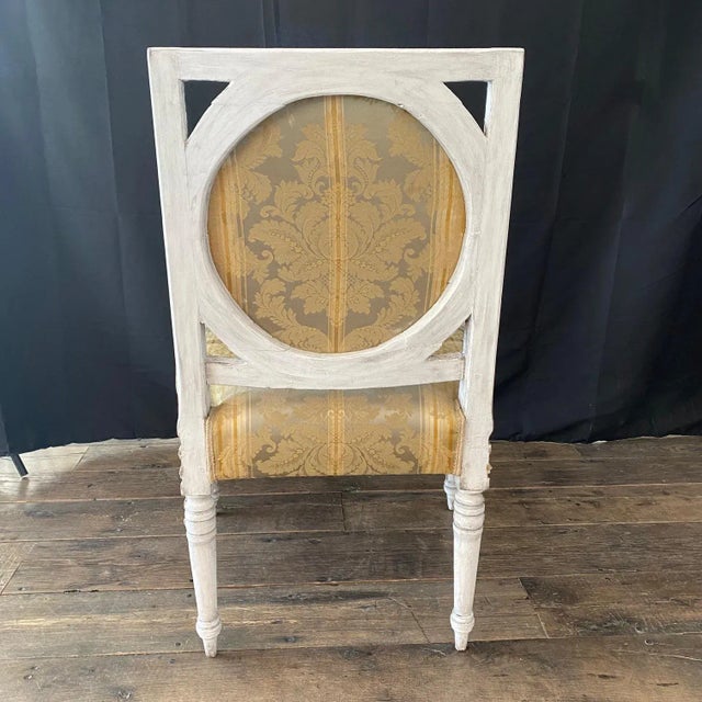 Late 18th Century 18th Century Louis XVI Salon Set With Sofa and Armchairs -Set of 3 For Sale - Image 5 of 12