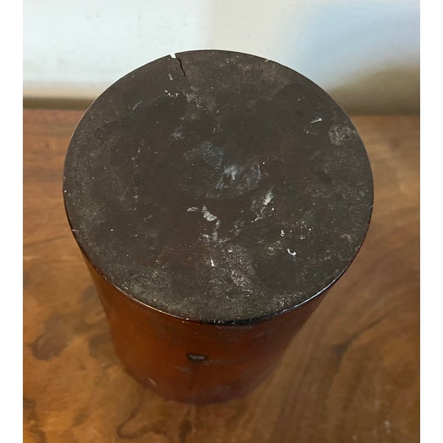 Antique 19rh Century Chinese Carved Wood Brush Pot For Sale - Image 10 of 12