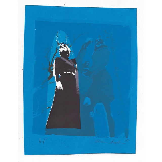 Figural screenprint by Atlanta artist Adrienne Anderson (1949-2020). Anderson earned her MFA from University of Georgia...