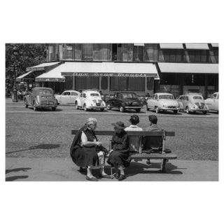 Maurice Bonnel, Aux Deux Magots, 1950s, Silver Gelatin Print For Sale