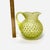 This is a stunning example of Victorian-era art glass: an authentic Hobbs, Brockunier & Co. Vaseline glass pitcher in the...