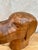 Vintage Folk Art Carved Wood Dog Head For Sale - Image 9 of 11