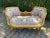 Wood 1970s French Louis XVI Gilt Beech Pink Damask Settee - 1Pc For Sale - Image 7 of 17