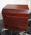 Early 19th-century English antique tea caddy or bottle box, most likely crafted from rosewood . A notable detail is the...