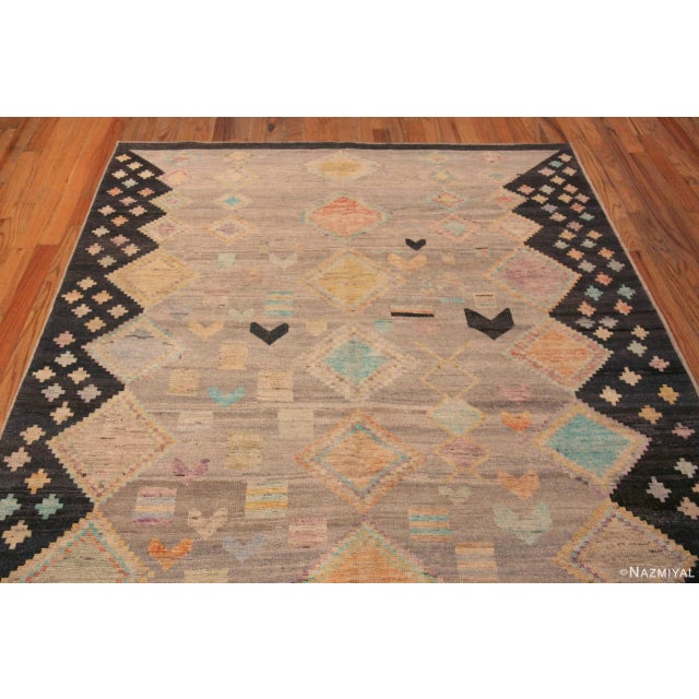 Tribal Nazmiyal Collection Contemporary Nomadic Area Rug For Sale - Image 3 of 8