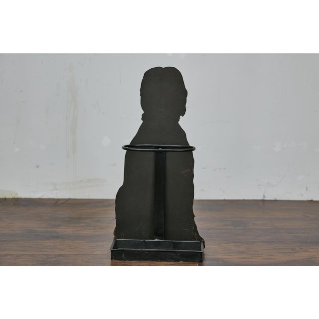 Brown Victorian 19th Century English Cast Iron Dog Umbrella Stand – Entryway Accent For Sale - Image 8 of 12