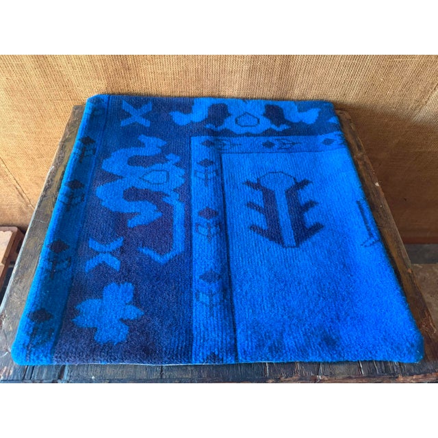 Vintage Turkish Wool Emblem Pillow For Sale In Los Angeles - Image 6 of 12