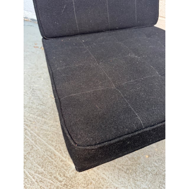 Mid-Century 'Model 51' Armless Slipper Lounge Chairs Attributed to Florence Knoll For Sale - Image 13 of 15