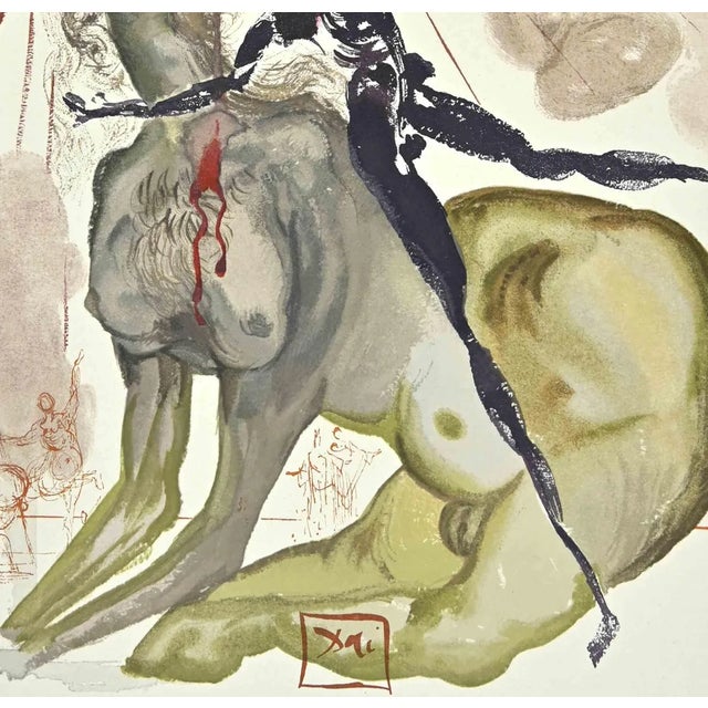 Beatrice Resolves Dante's Doubts is a woodcut print realized in 1963 for a series illustrating the Medieval poem of the...