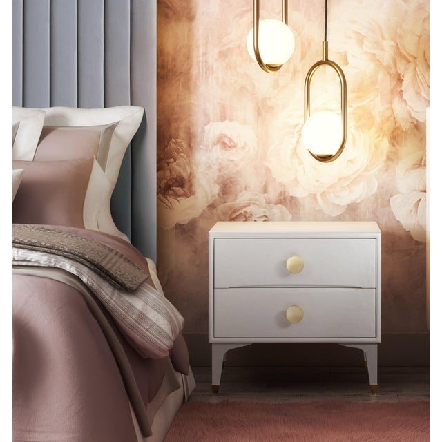 White Divine White Nightstand For Sale - Image 8 of 9