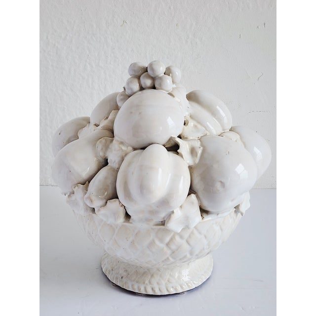 Vintage Italian Ceramic Fruit Topiary For Sale - Image 4 of 12