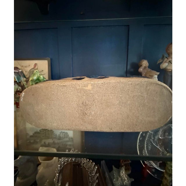 Handmade Tan and Blue Pottery Vase For Sale In Jacksonville, FL - Image 6 of 6