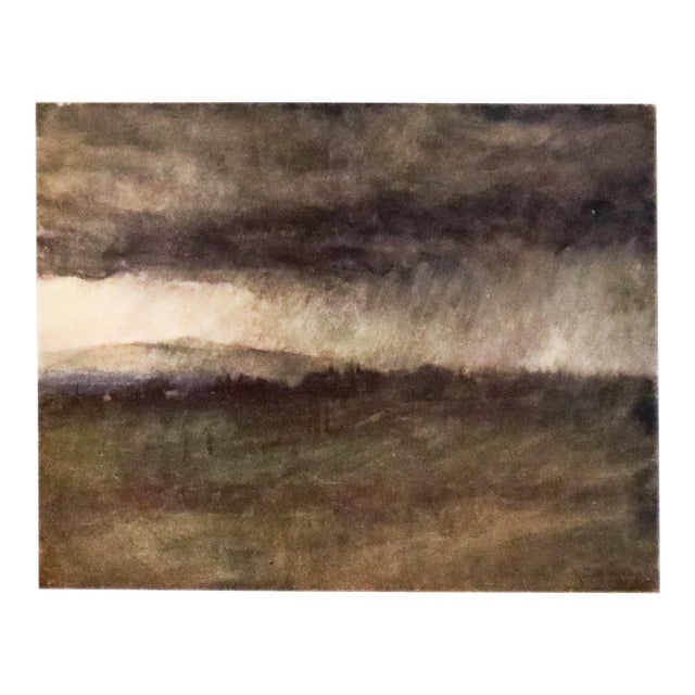 1905 Italian Original Print - A Spring Storm - From Book Florence & Some Tuscan Cities (1905) For Sale
