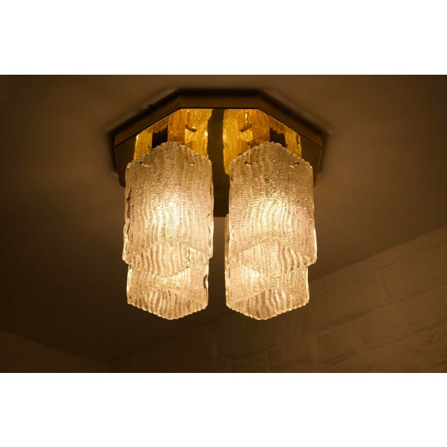 Metal Octagonal Ceiling in Murano, 1970s For Sale - Image 7 of 10