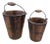 Reclaimed Timber Bucket Set, 2 Pieces For Sale