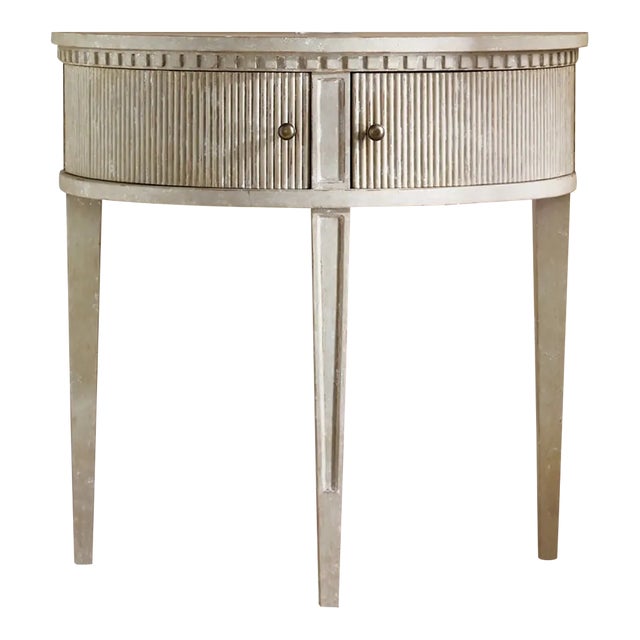 Modern History Gustavian Half Round For Sale
