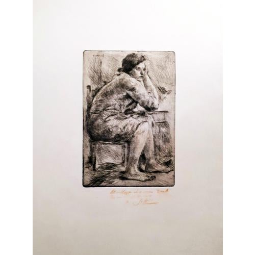 Modern Ardengo Soffici, Hot Housekeeper, Etching and Drypoint, 1957 For Sale - Image 3 of 3