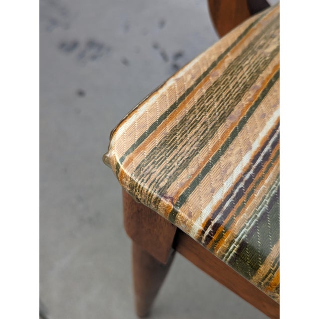 Garrison Furniture Walnut Dining Chairs, Set of Six, Mid-Century For Sale - Image 13 of 14