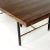 Harvey Probber Rosewood Two Leaf Extension Dining Table Model 819r W. Solid Brass & Mahogany Legs For Sale In New York - Image 6 of 12