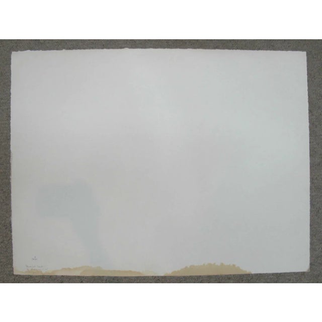 Lunzen Signed Limited Edition Silkscreen Musical Taste Unframed Art For Sale In Portland, OR - Image 6 of 7