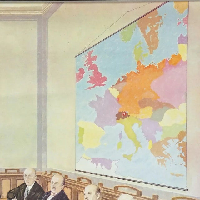 Vintage Mural Wall Chart, 1970 For Sale - Image 4 of 6