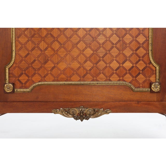 Brown Louis Xvi Display Cabinet in Marquetry with Light, France, 1850s For Sale - Image 8 of 18