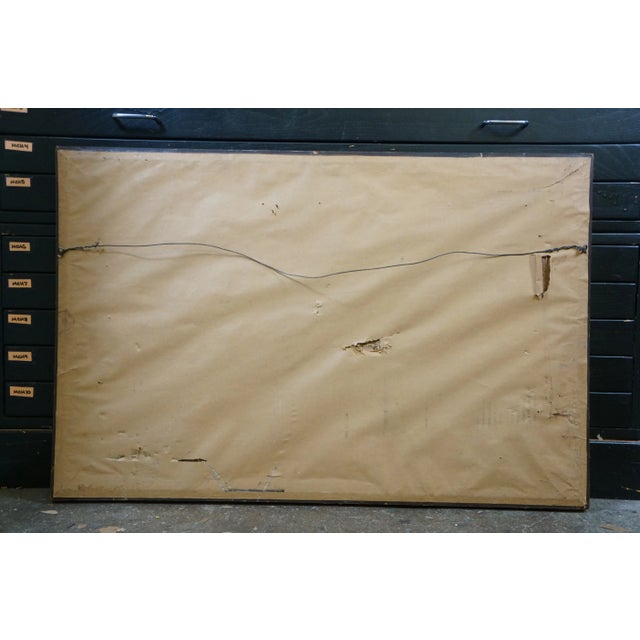 Antique Charles Frederick Mielatz Quiet Nook Riverscape Fishing Etching 36" For Sale - Image 6 of 12