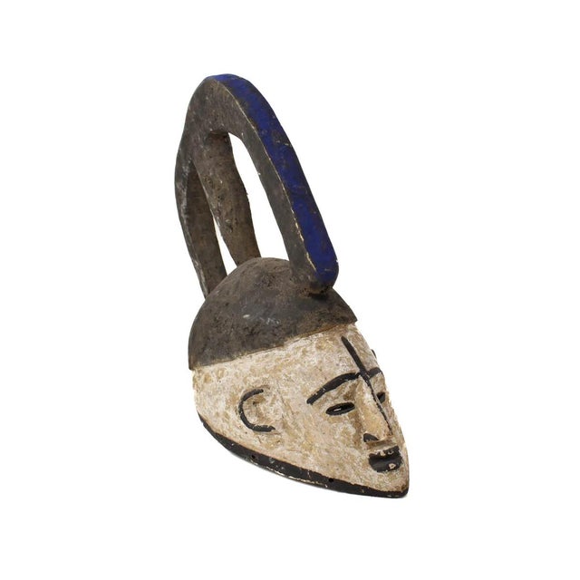 Wood Early 20th Century Igbo Maiden Spirit Mask Nigeria Sidley Collection For Sale - Image 7 of 7