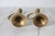Mid 20th Century Vintage Brass Trumpet Candle Holders For Sale - Image 5 of 6