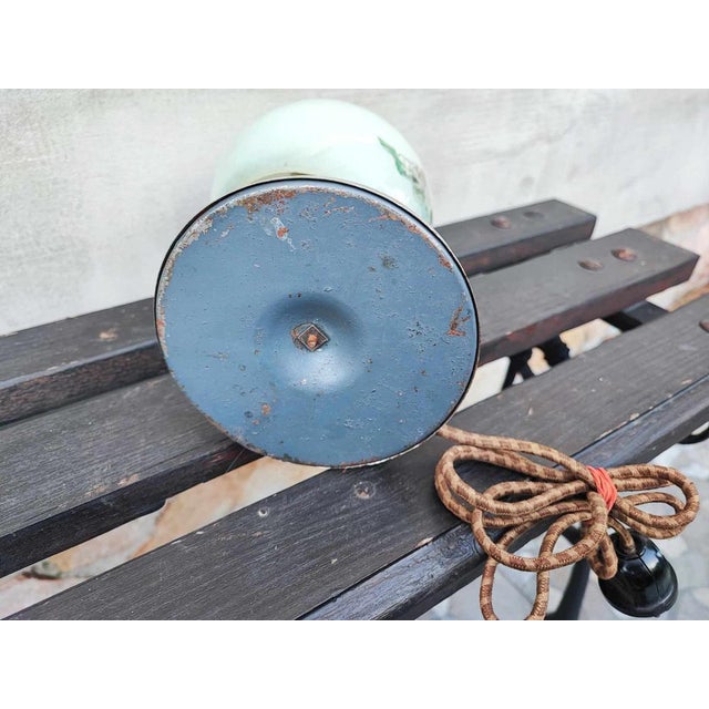 1950s Art Deco Nickel-Plated Lamp, 1950s For Sale - Image 5 of 8