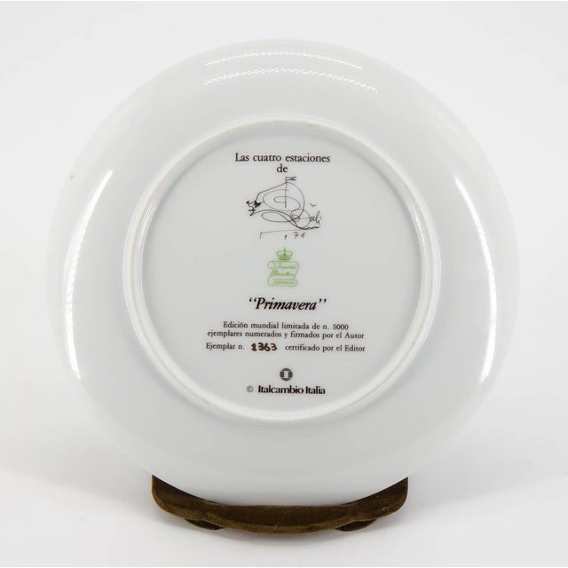 The Four Seasons Plates by Salvador Dalì, 1970s, Set of 4 For Sale - Image 10 of 14