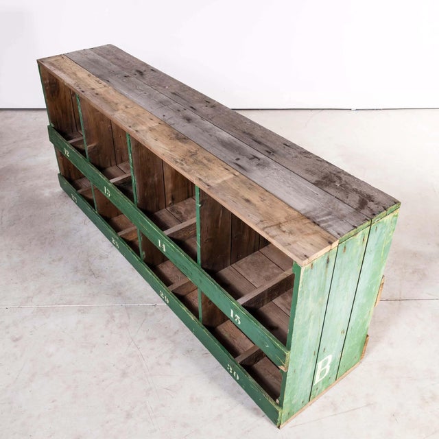 Vintage Victorian Pigeon Hole Unit, 1920s For Sale - Image 4 of 7