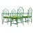 Vintage Coastal O’Brien Iron Works Dining Table & 4 Chairs For Sale