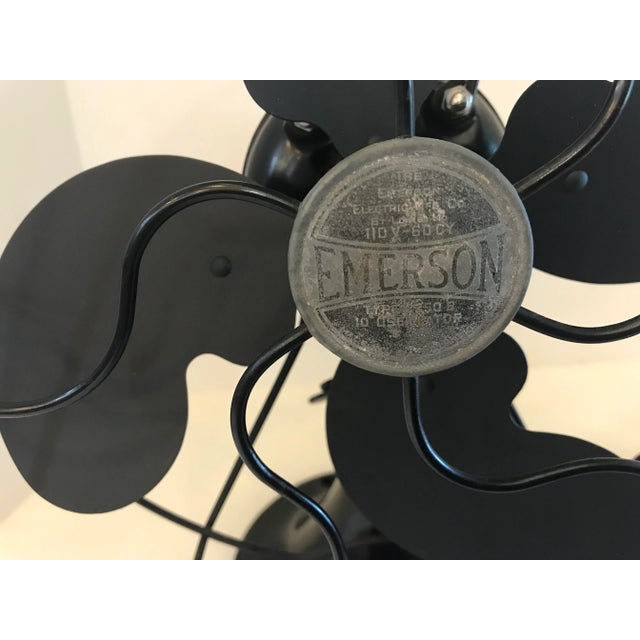 Emerson 1938 Emerson 2250b 10” Oscillating Electric Fan For Sale - Image 4 of 9