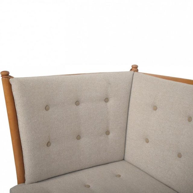 Spokeback Sofa in Hallingdal Fabric by Børge Mogensen, 1963 For Sale - Image 3 of 18