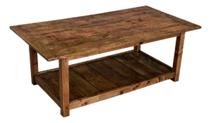 English 19th Century Farmhouse Table at Coffee Table Height