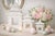 Chinoiserie White Scalloped Wicker Pagoda, Small For Sale - Image 3 of 4