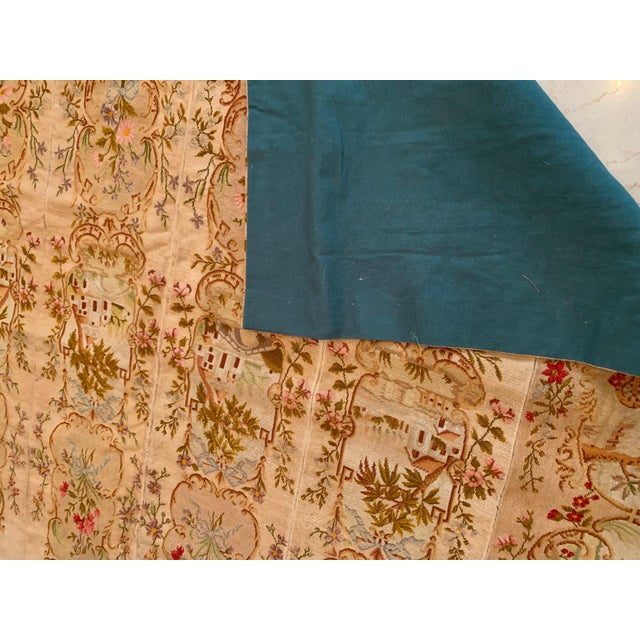 19th Century French Needlepoint Louis Philippe Provincial Decorative Tapestry For Sale - Image 4 of 6