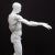 Anatomical Sculpture of Nude Male "L'Ecorche" After Jean Antoine Houdon For Sale - Image 9 of 13