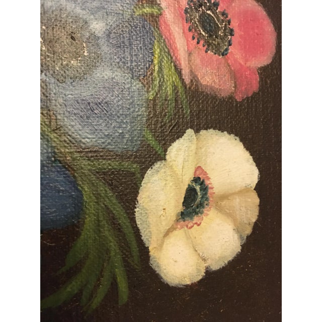G. Van Eldeveg, Oil Painting, Flowers, 1988s For Sale - Image 11 of 18