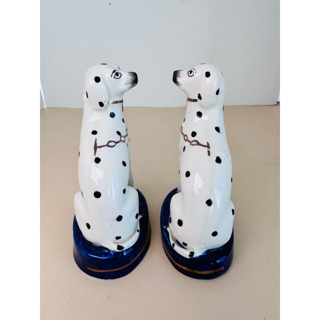 Early 20th Century Late 19th Century Staffordshire Dogs, a Pair For Sale - Image 5 of 9