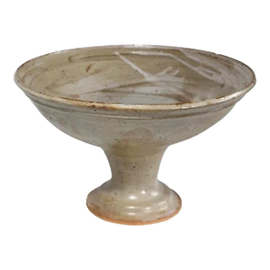 Large Postmodern Organic Modern Studio Pottery Centerpiece Bowl C. 1970's